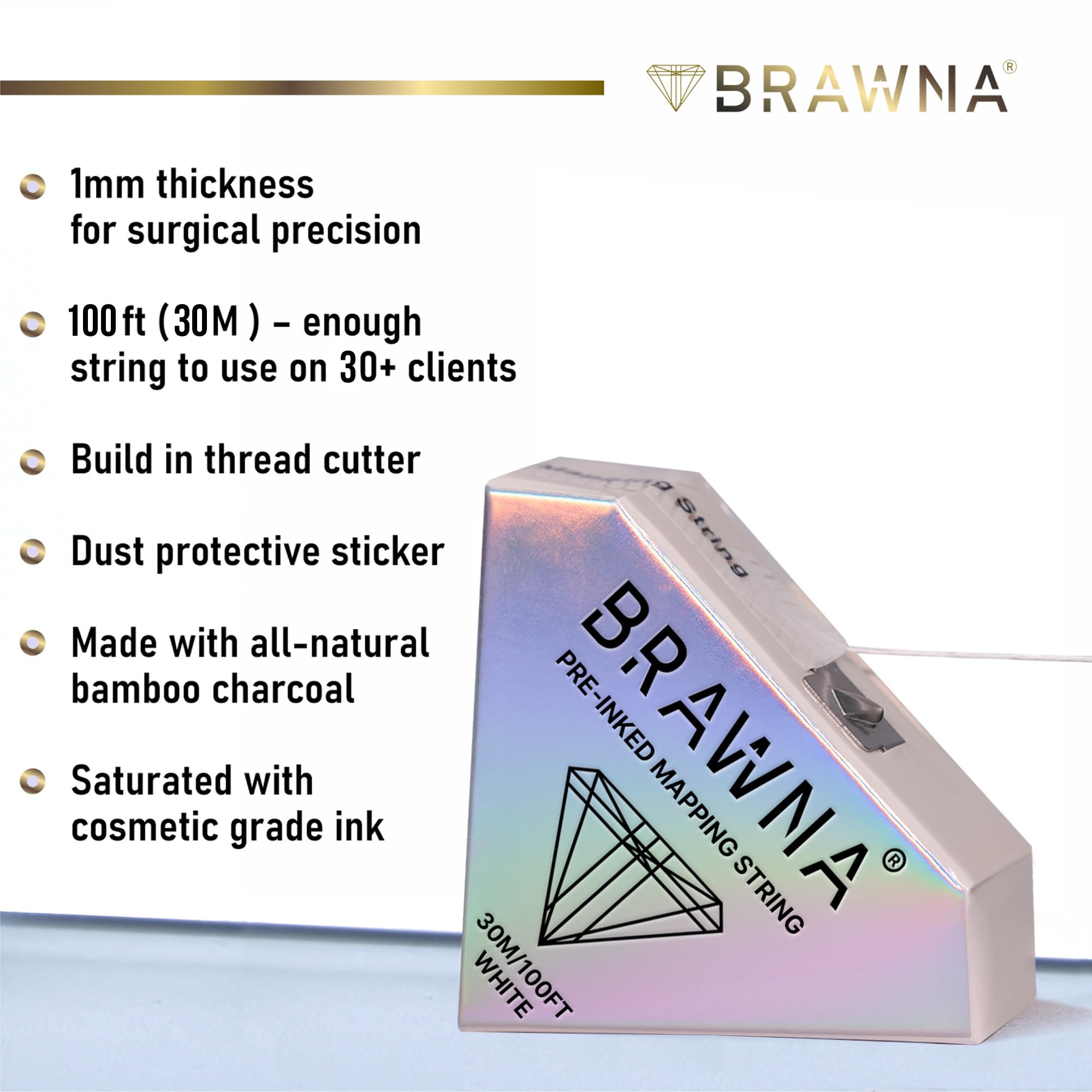Boîte BRAWNA avec accessoires – rangement pratique pour salons.