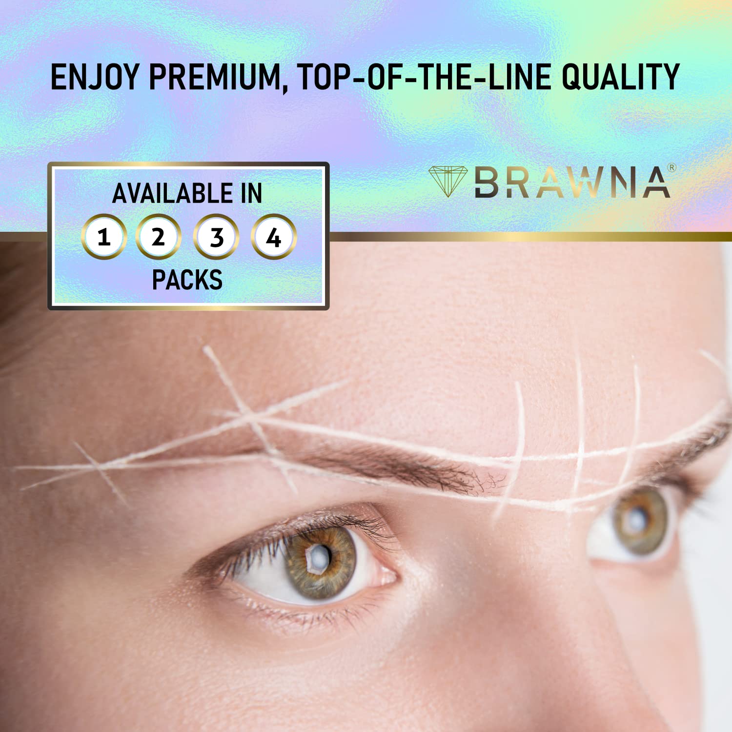 BRAWNA ensemble cartographie sourcils pour lignes régulières.