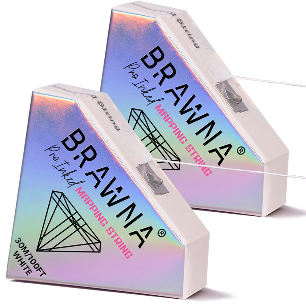 BRAWNA fil pré-encrage sourcils pour traçage précis et net.
