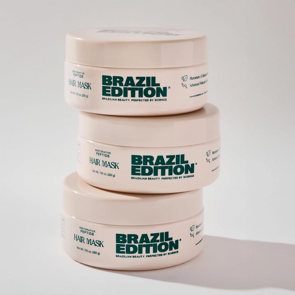 Rituel soin cheveux BRAZIL EDITION hydratant et revitalisant.