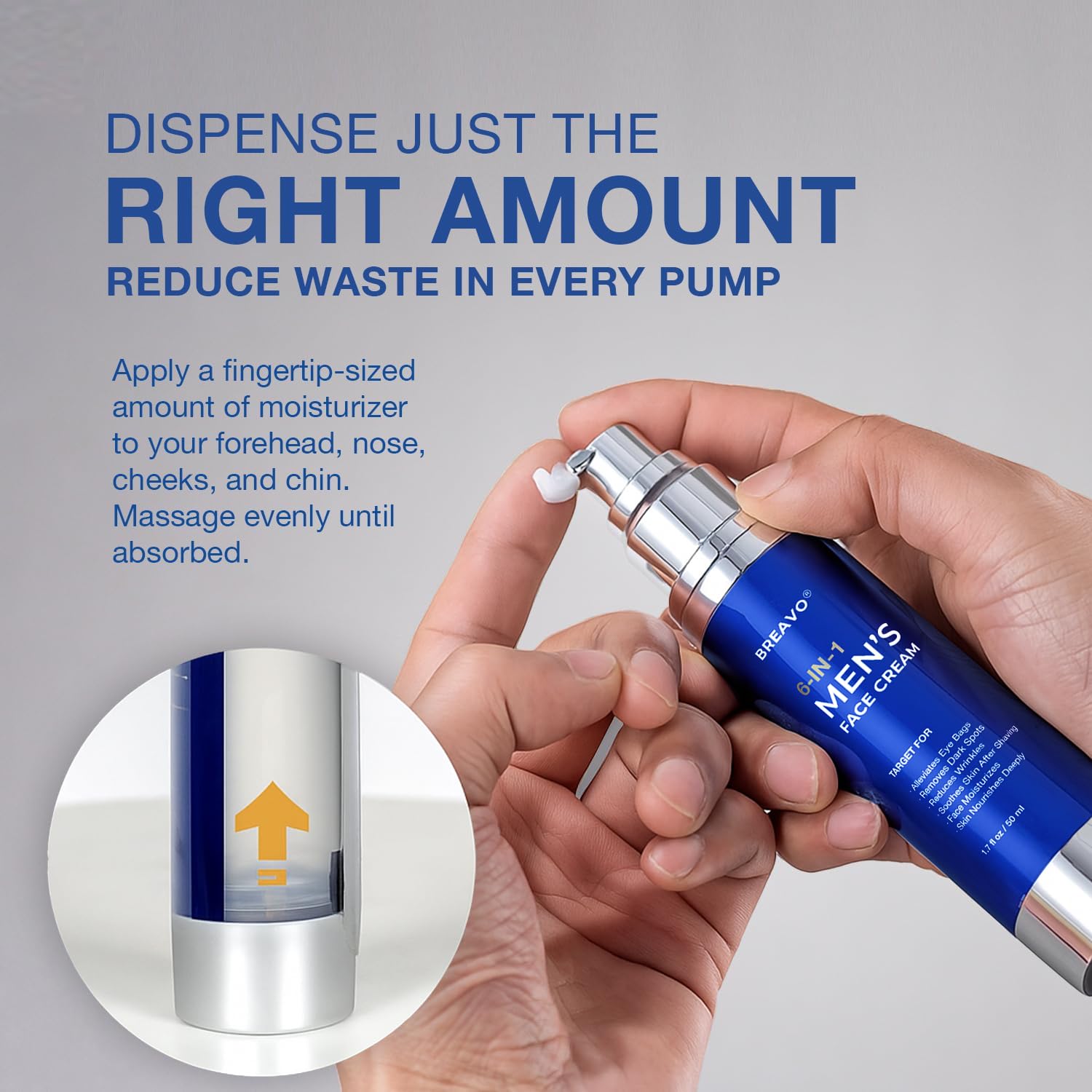 Breavo crème visage retinol – hydratation adaptée pour peaux masculines.