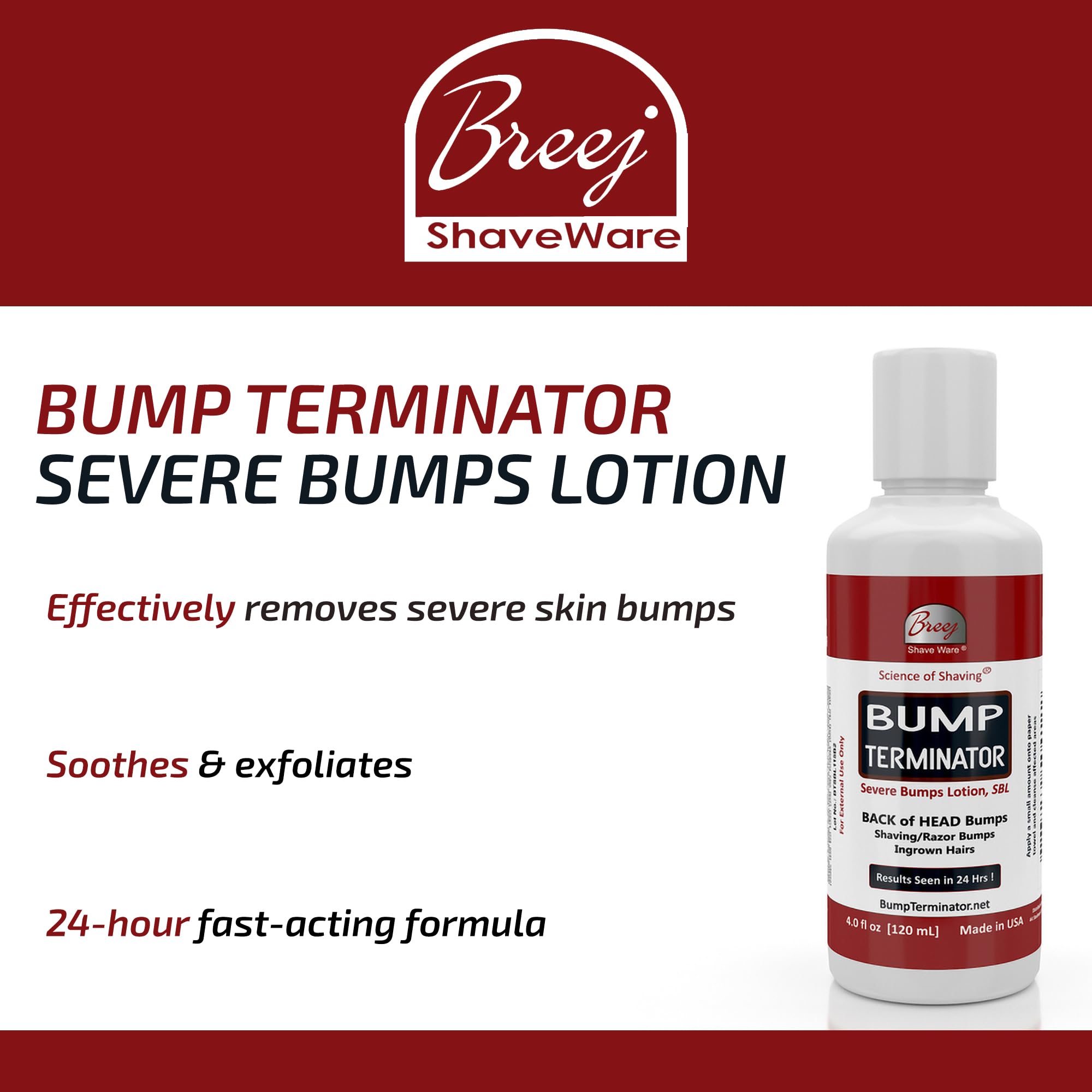 BREEJ Bump Terminator prise en main facile lors de l’application