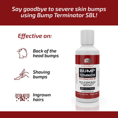 BREEJ Bump Terminator avant-après visibles sur les zones sensibles