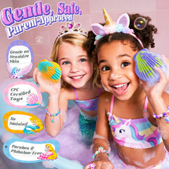 Breezedream coquille jouets-surprise : chaque bombe révèle un jouet.