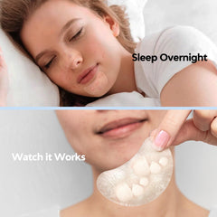 Patch Breiboz utilisé la nuit pour une peau plus nette au matin.