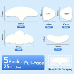 Patch anti-acné Breiboz visage grand format, absorption des impuretés.