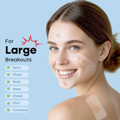 Patchs Breiboz salicylique et cica pour pores nets.