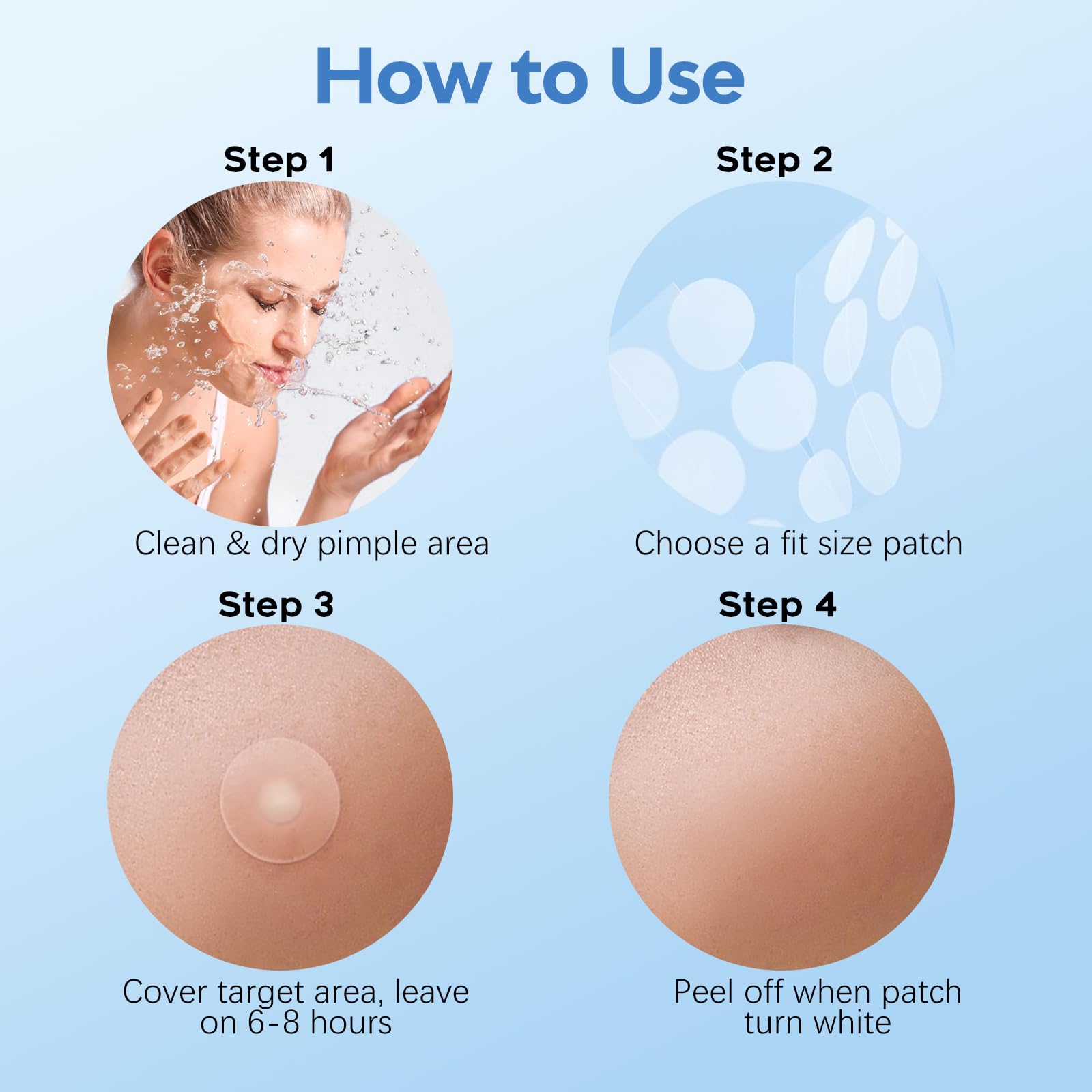 Utilisation simple Breiboz: nettoyer, appliquer, laisser agir, puis retirer.