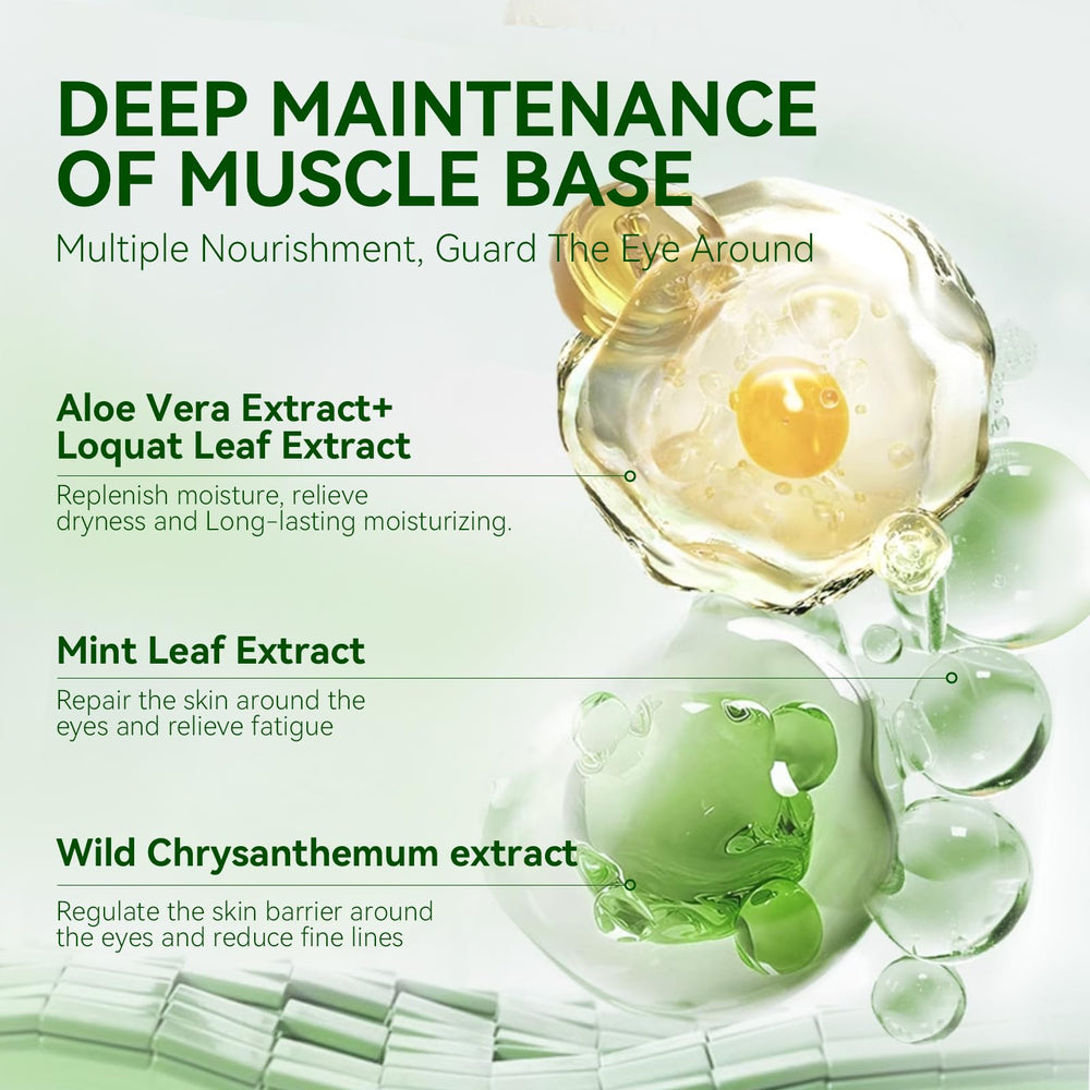 BREYLEE Aloe Vera Eye Masks provide 20-minute refreshing sessions.