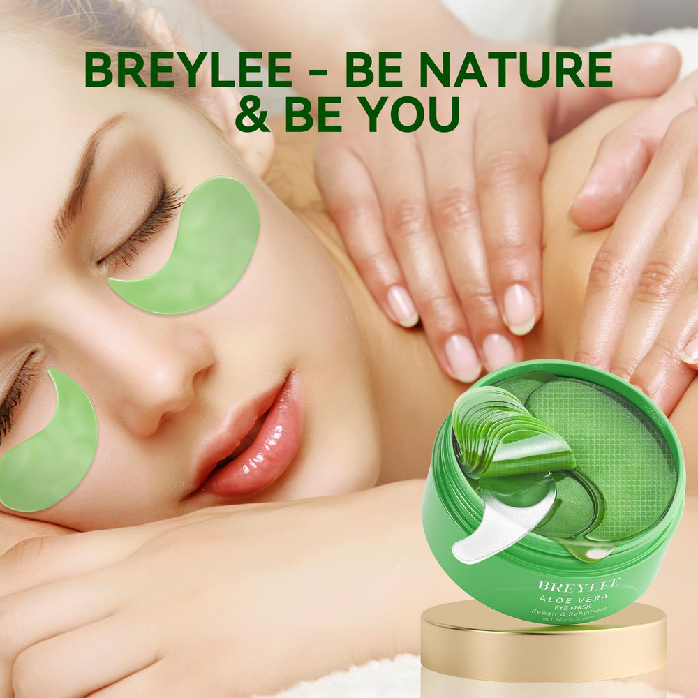BREYLEE Aloe Vera Eye Masks come in a 60-pcs pack for ongoing use.