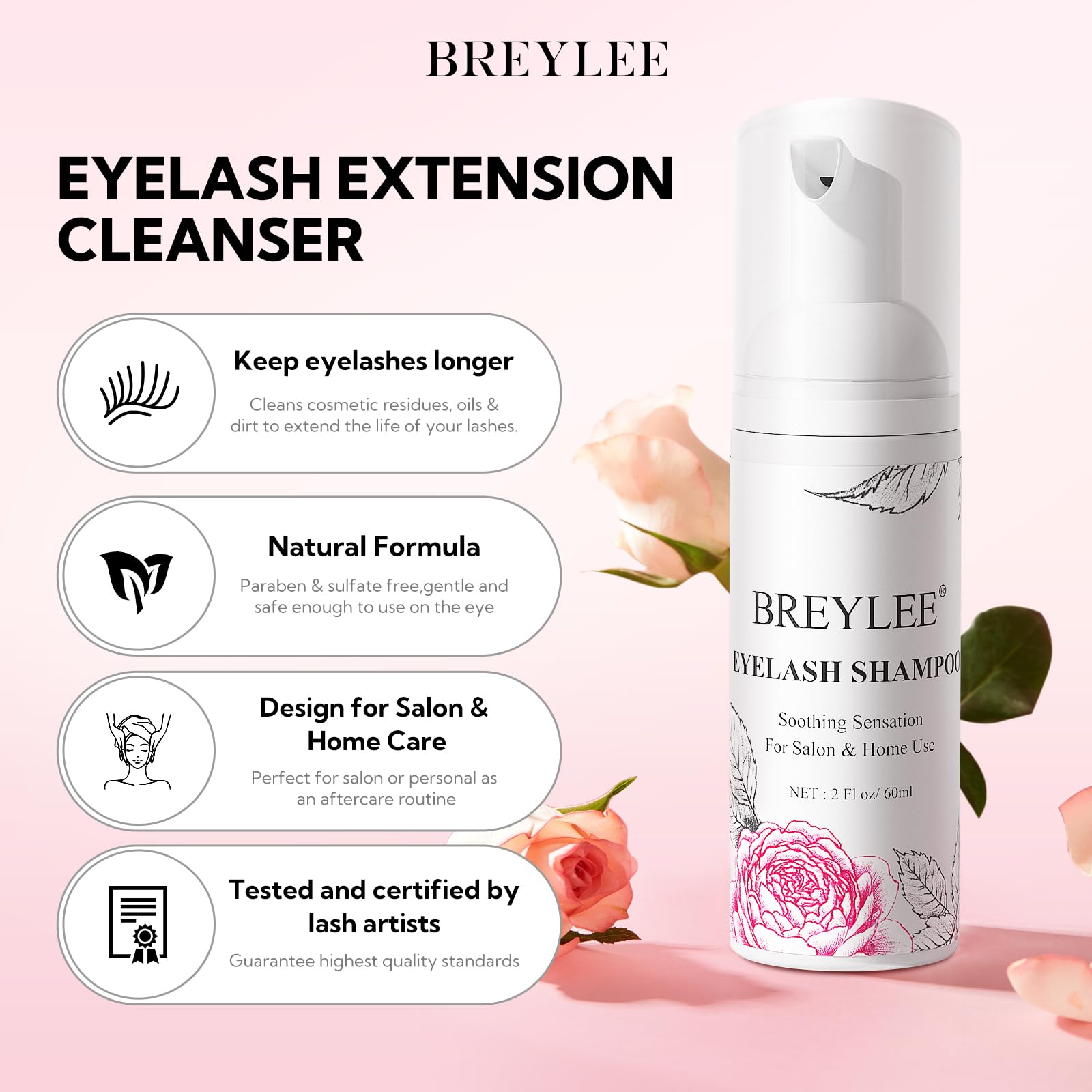 BREYLEE bouteille rinçage 150 ml : rinçage pratique et rapide