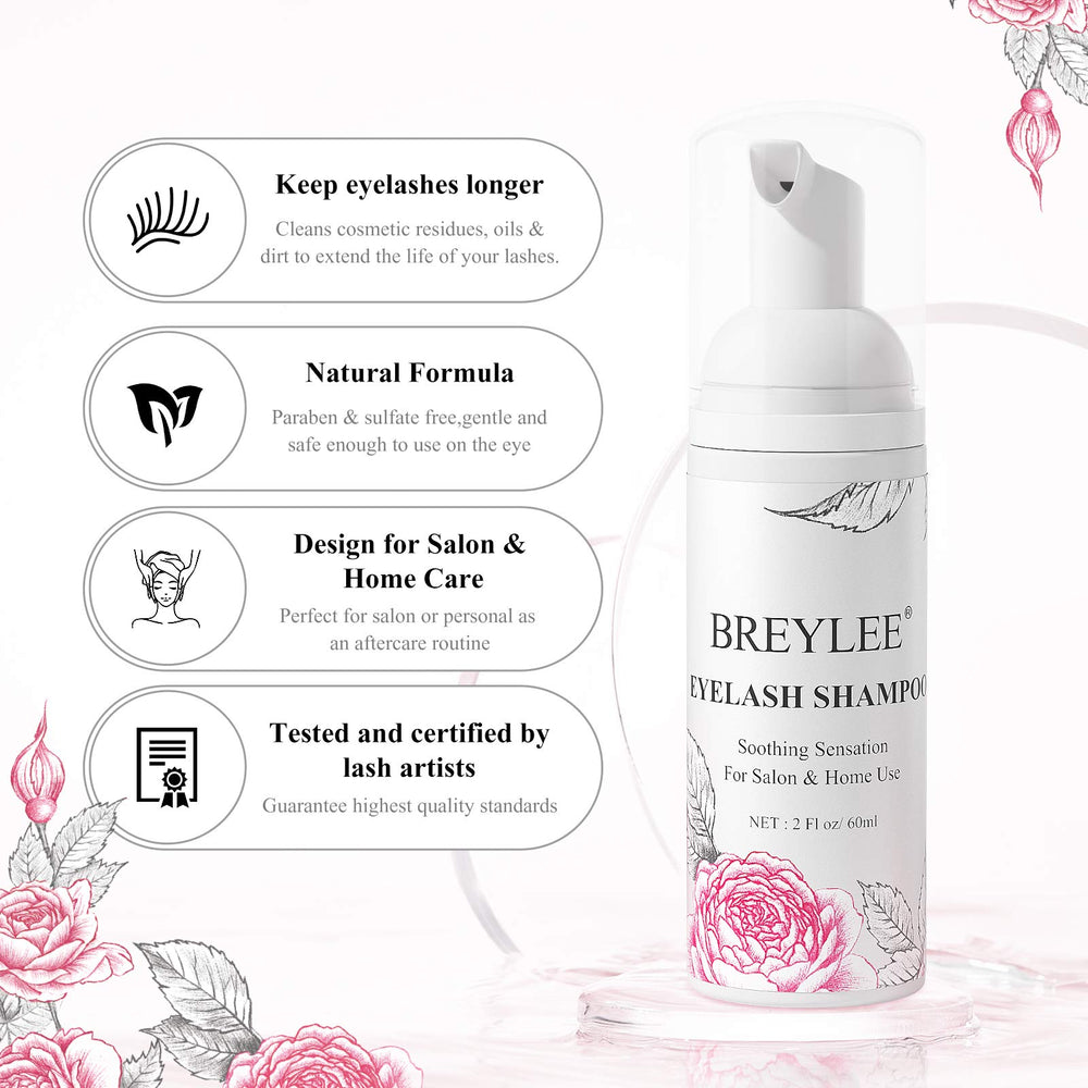 Breylee brosse nettoyage cils paupières: brosse douce pour éliminer maquillage et impuretés