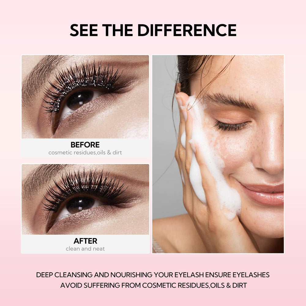 BREYLEE brosse nettoyage cils : outil doux pour dépoussiérer les cils