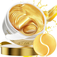 BREYLEE masques yeux Or 24K dans un emballage premium, idéal pour offrir.