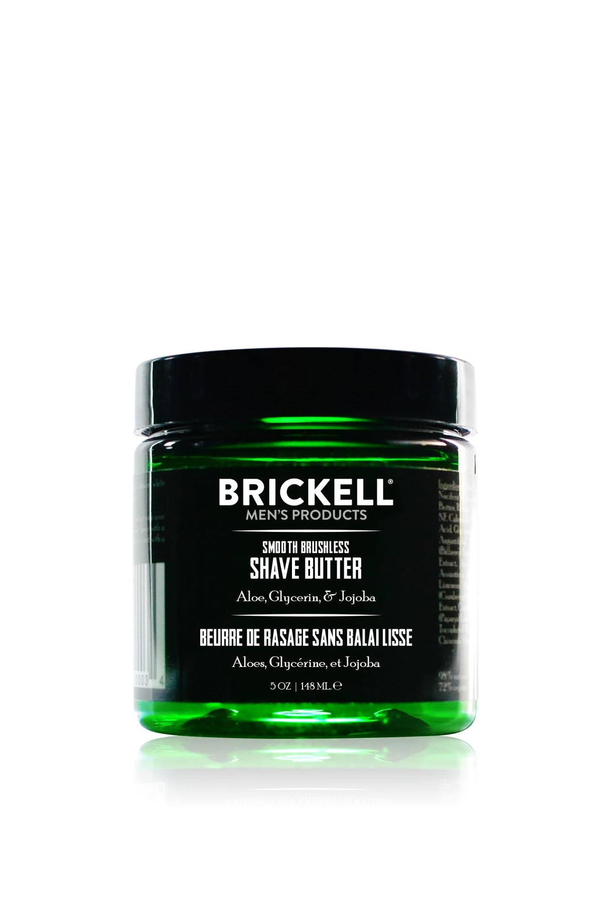 Brickell Beurre de rasage sans parfum : application douce et hydratation immédiate