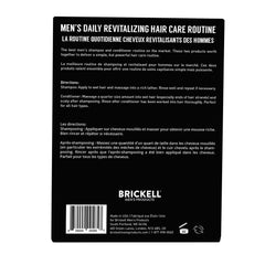 Coffret cadeau Brickell pour soins capillaires masculins, naturel et biologique.