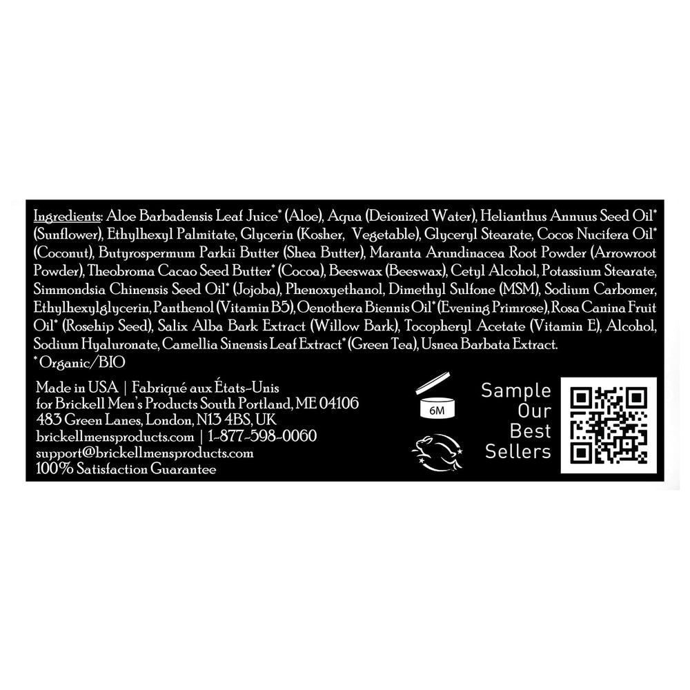 Brickell Crème hydratante anti-âge – convient aux peaux sèches et sensibles.