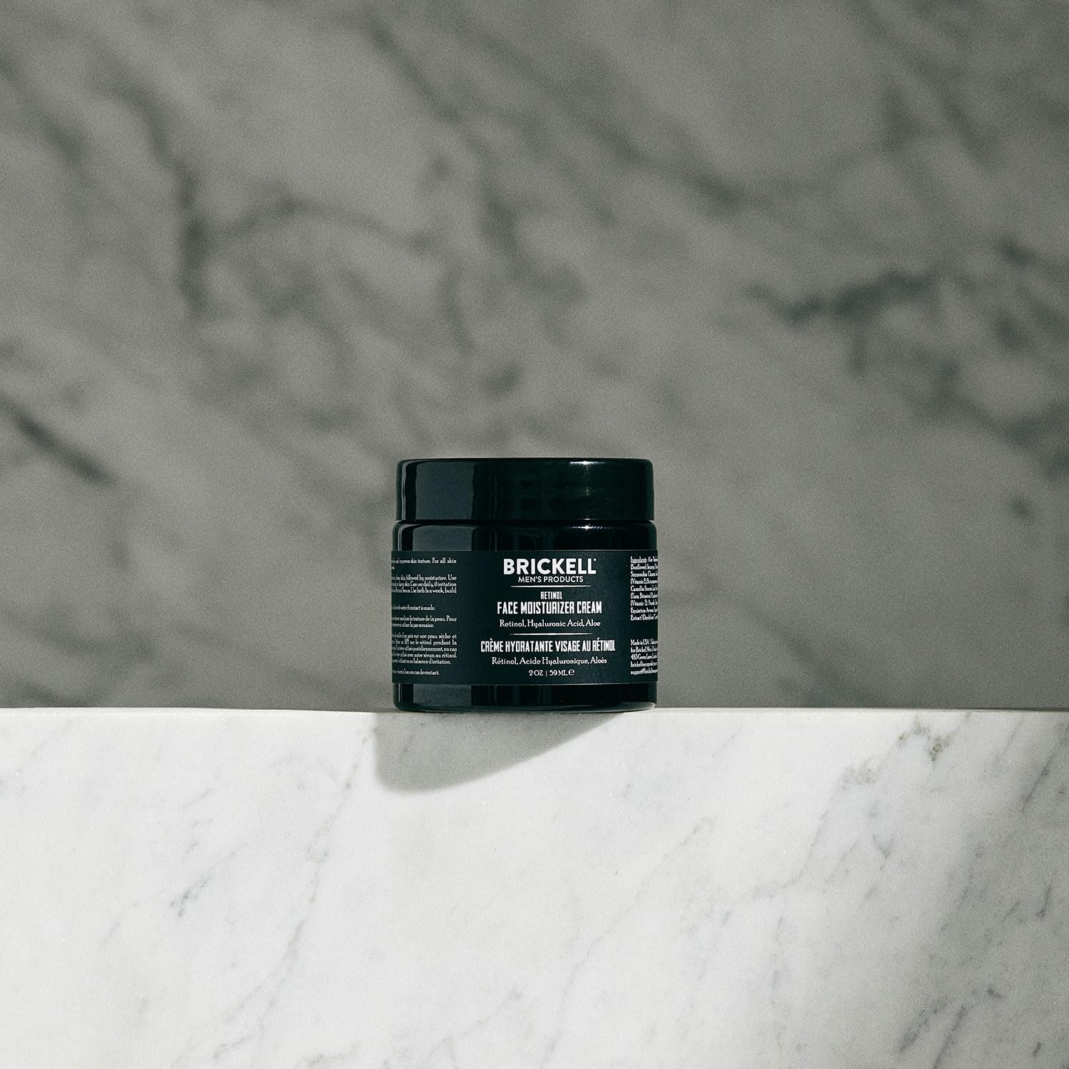 Brickell Homme Retinol Hyaluronique Ingrédients Naturels – formulation naturelle en priorité.