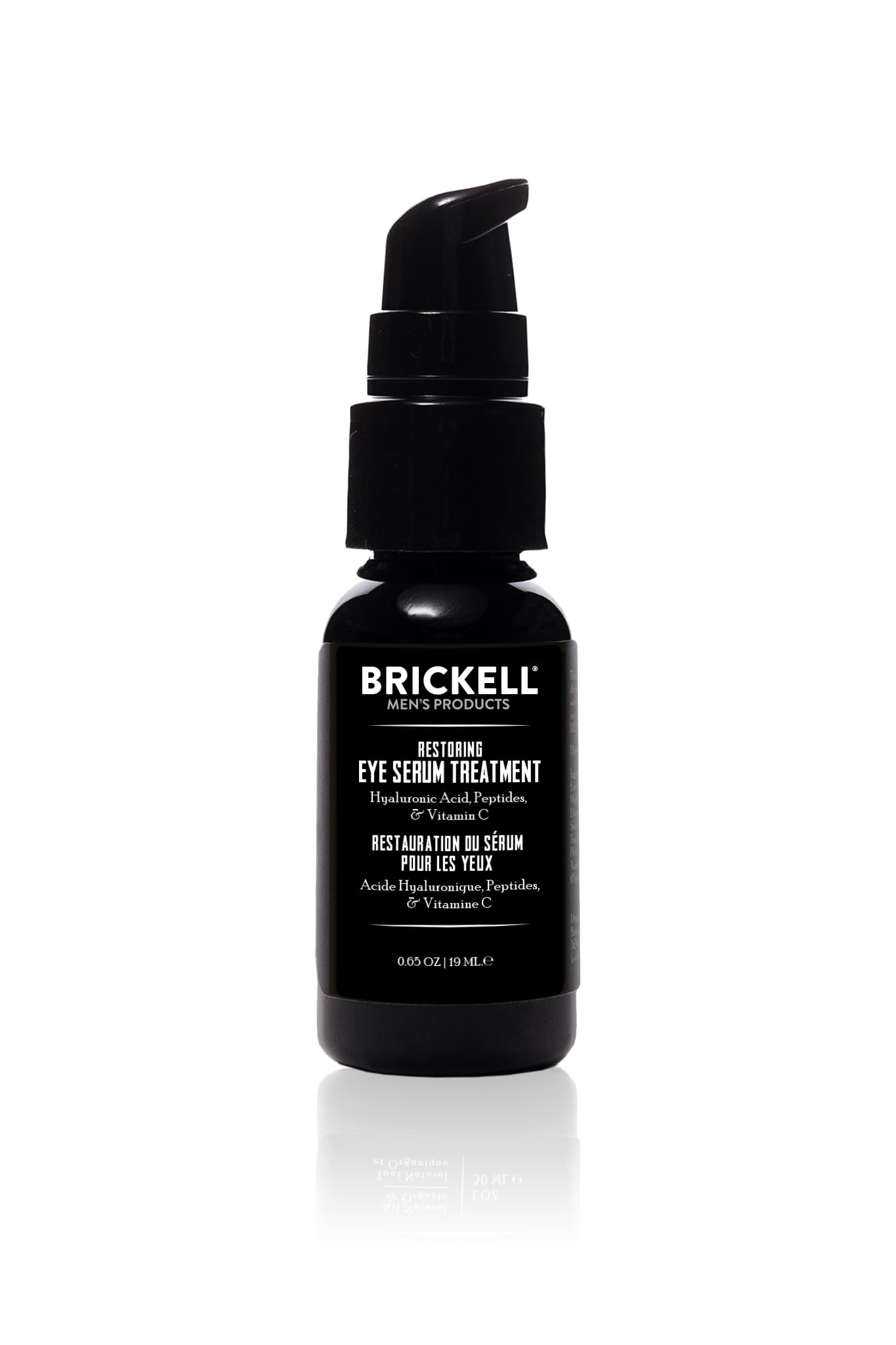 Brickell Hommes – sérum contour des yeux, flacon prêt à l'emploi et raffermissant.