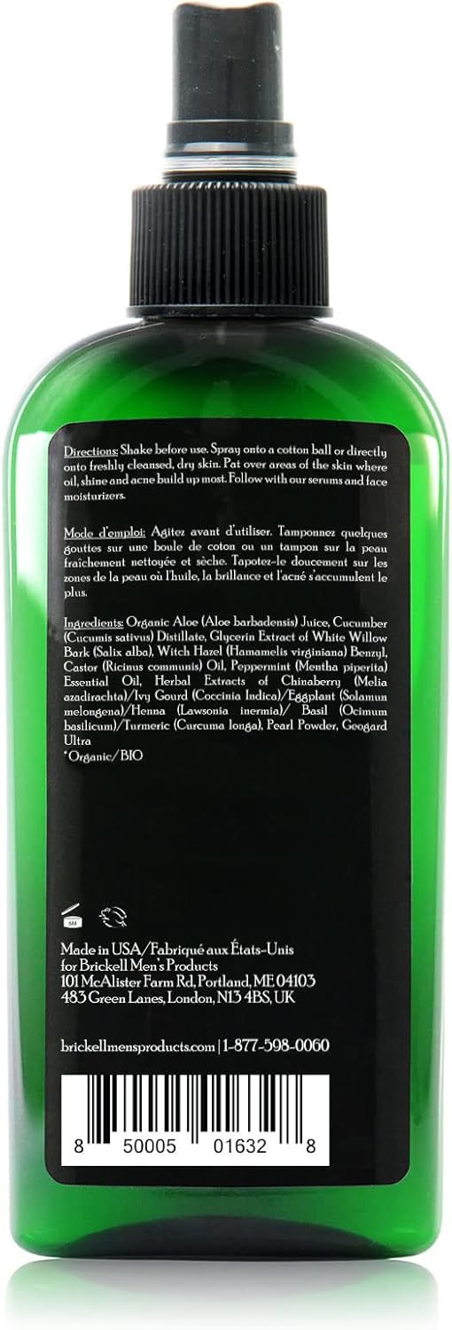 Rituel matin Brickell: peau fraîche et équilibrée toute la journée.