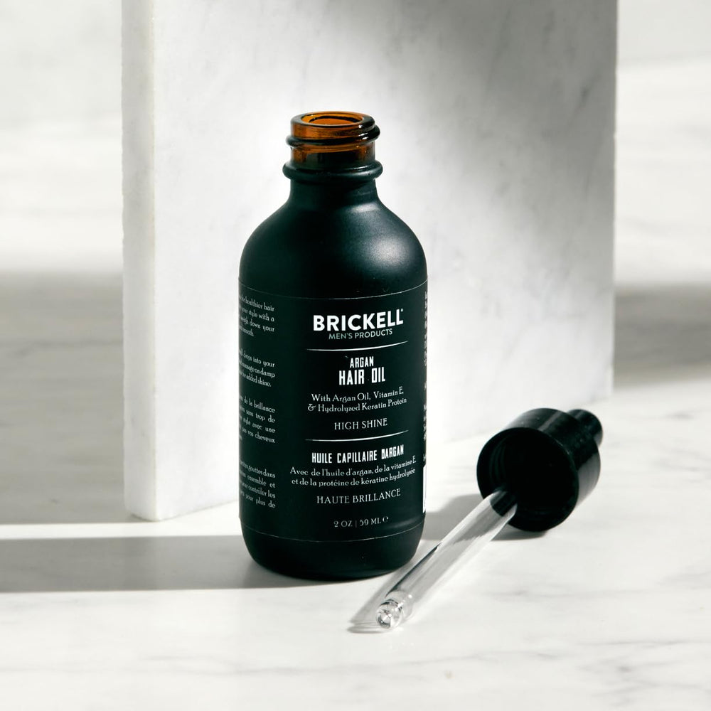 Brickell Huile d'Argan — application facile sur les longueurs.