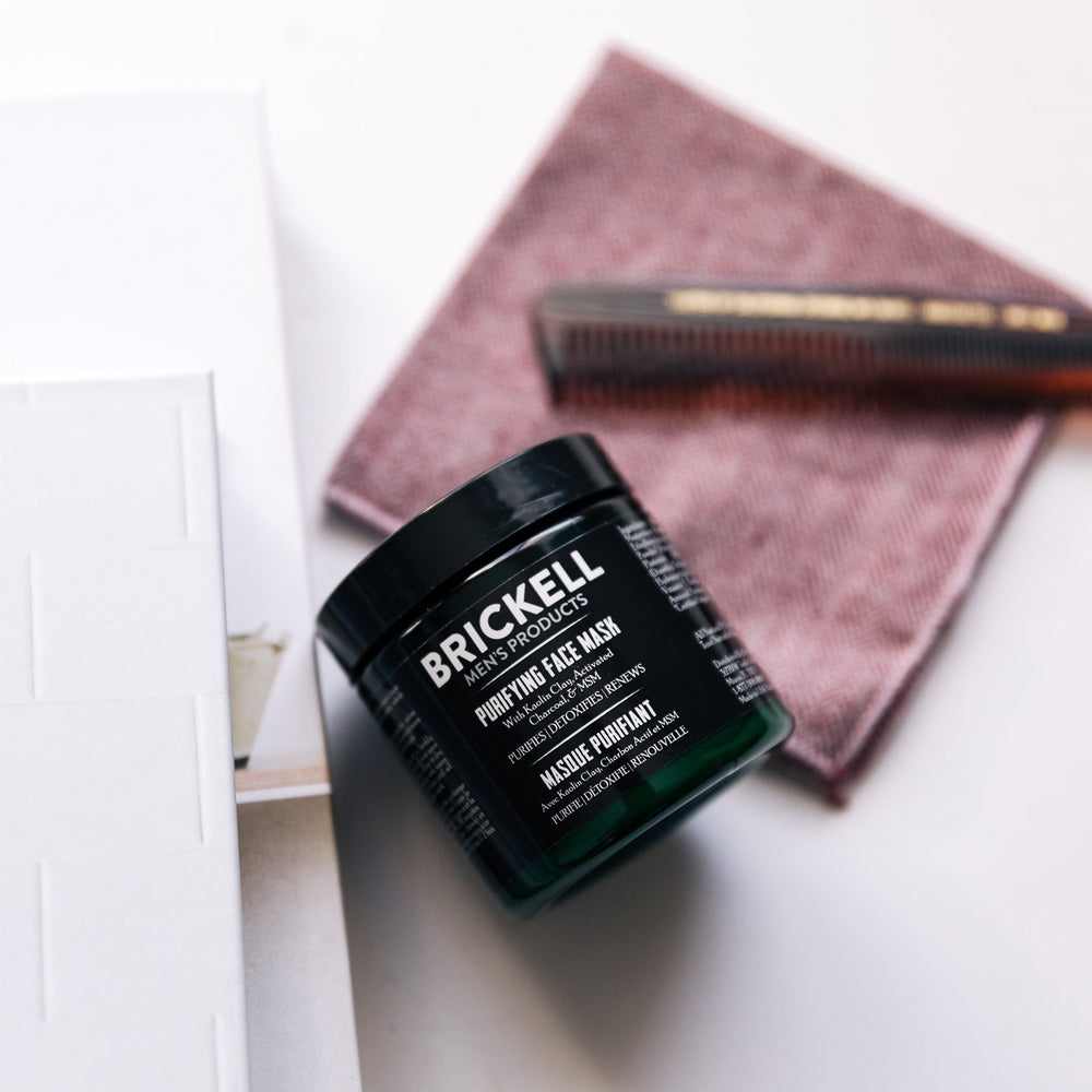 Brickell ingrédients naturels homme—soin simple et efficace pour la routine quotidienne.
