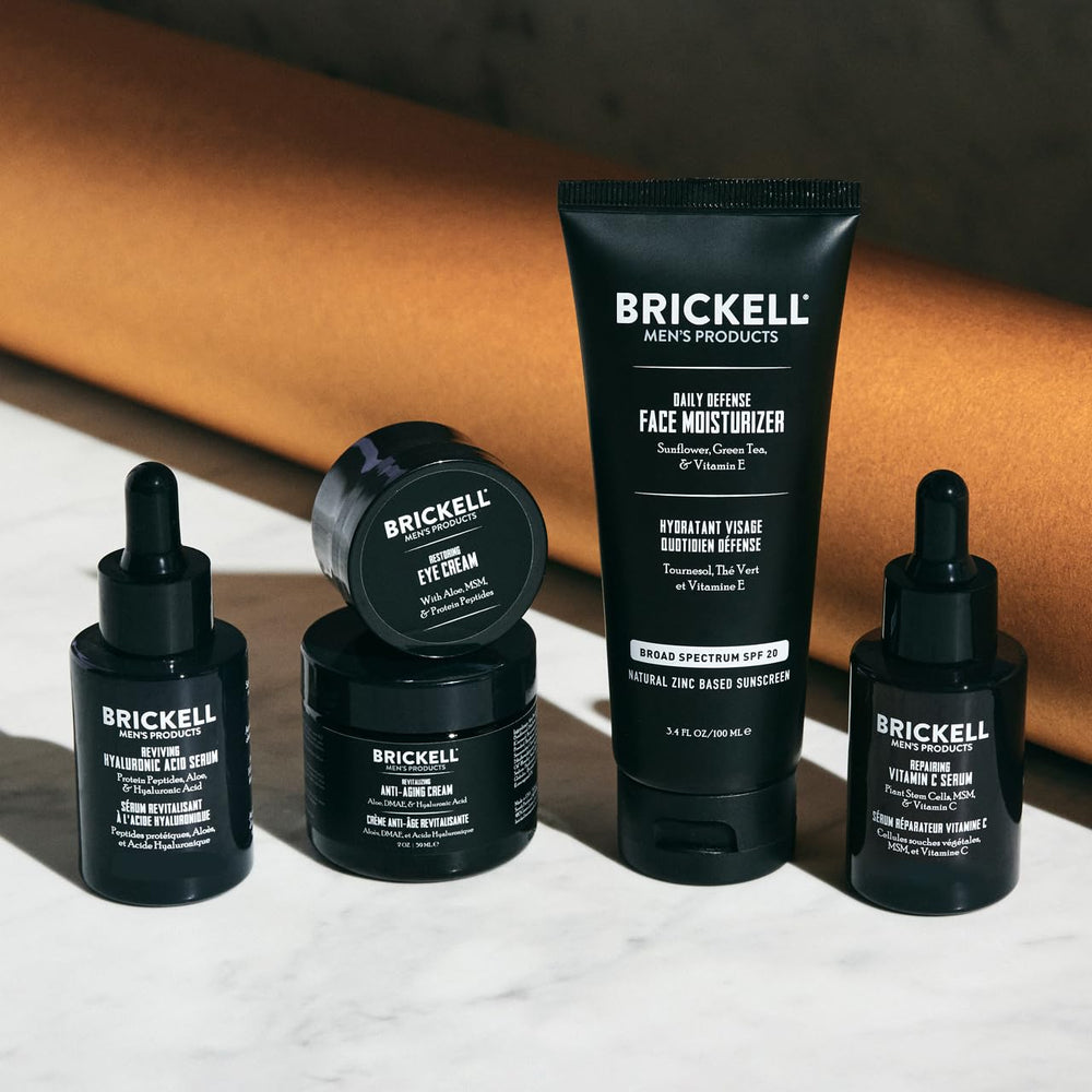 Brickell Complete Defense – sérum nuit vitamine C, revitalisant et repulpant.