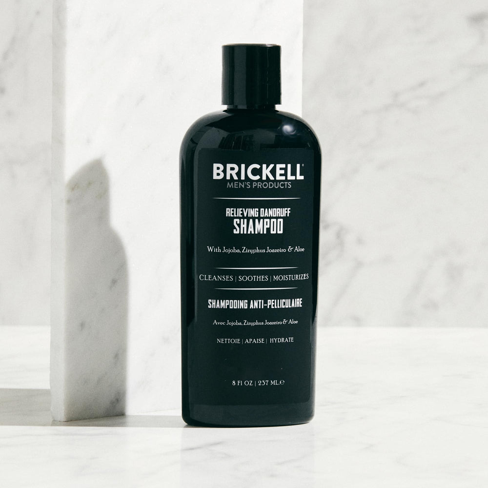 Brickell Men - ingrédients jojoba et aloe pour nourrir le cuir chevelu.