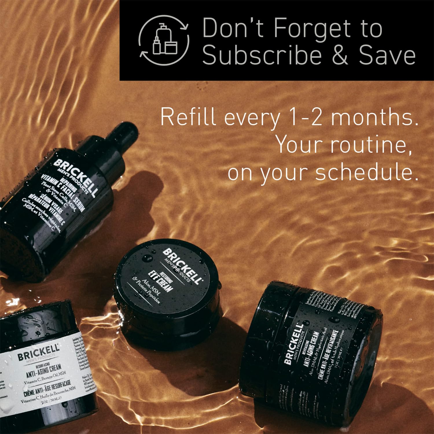 Utilisation du spray texturisant Brickell Men pour texture plage rapide.