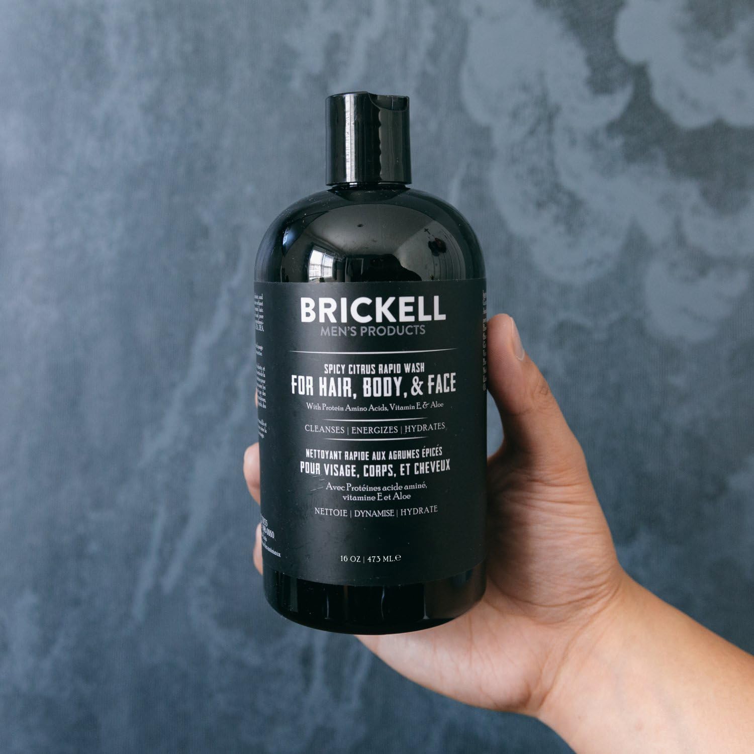 Ingrédients naturels Brickell Rapid Wash: aloe vera et vitamine E.