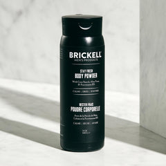 Brickell Stay Fresh sans talc: absorption discrète de l'humidité