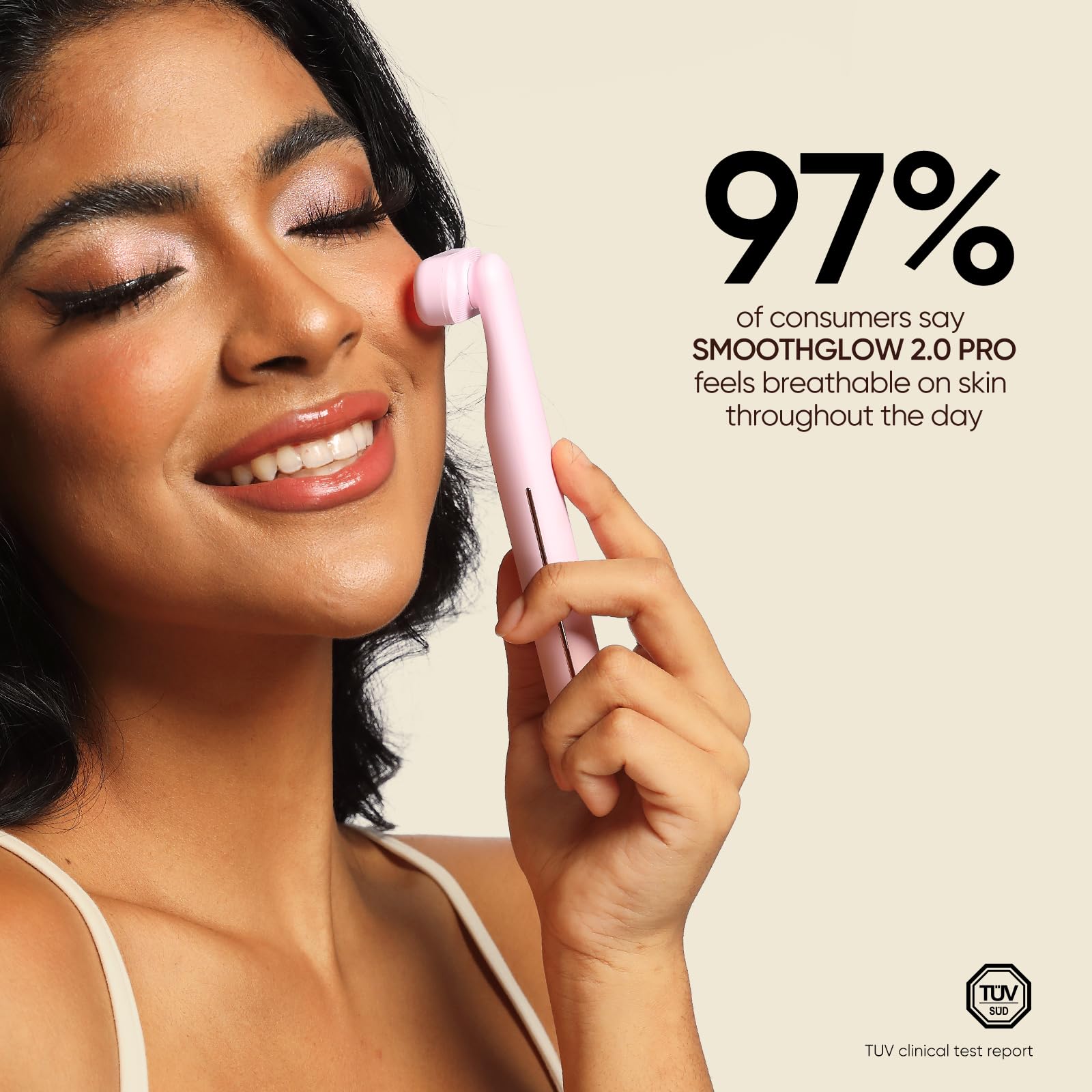Bridigi SmoothGlow 2.0 Pro – lumière bleue visage pour équilibre et clarté.