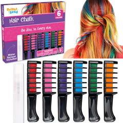 Bright Seed ensemble de colorants capillaires arc-en-ciel, parfait pour des looks temporaires.
