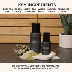 BRIGHTSIDE Spray Sel et Argile: ambiance plage et scène marine.
