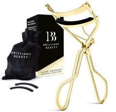 Curleur cils Brilliant Beauty avec étui satin pour rangement élégant