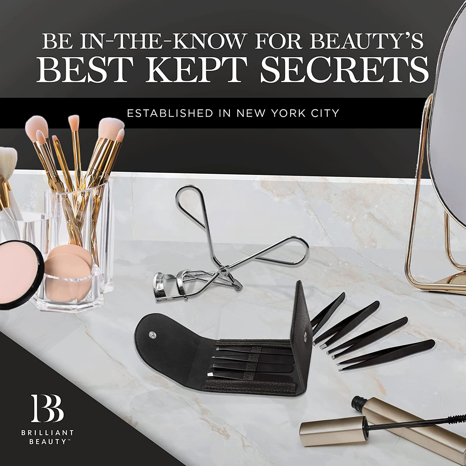 Brilliant Beauty Kit curleur cils complet facilite la routine beauté au quotidien.