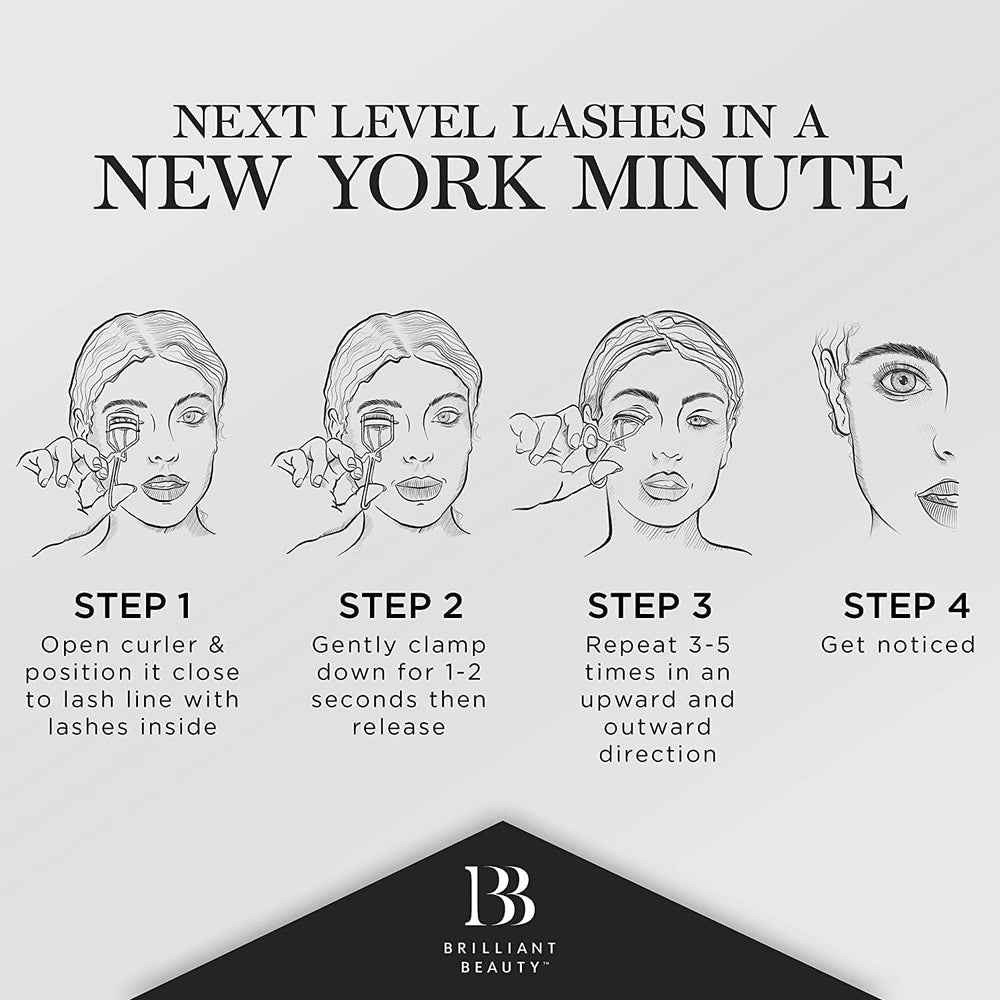 Rembourrage doux Brilliant Beauty protège les cils tout en liftant légèrement