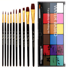 BRIMFULITE kit-teint-18-couleurs: palette éclatante pour designs détaillés et variés.