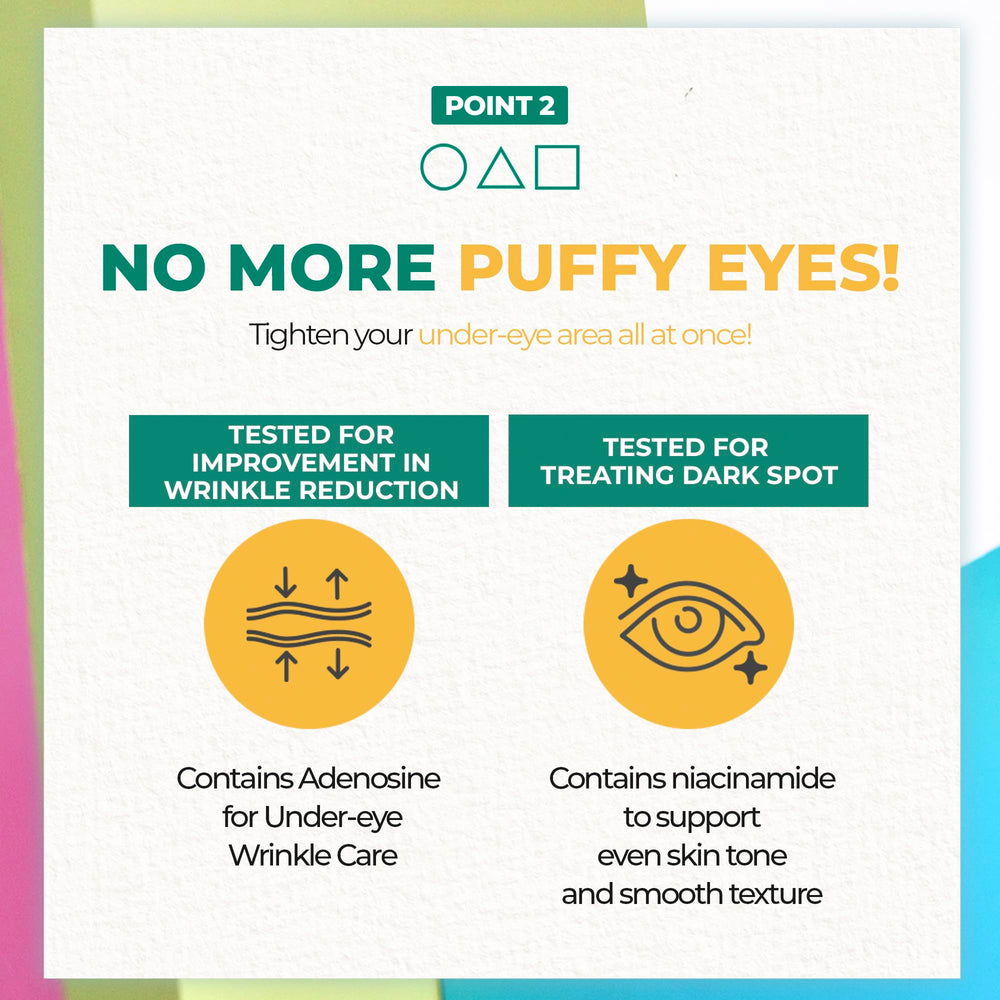 Contour sous les yeux revitalisé après 10–20 minutes avec BRING GREEN