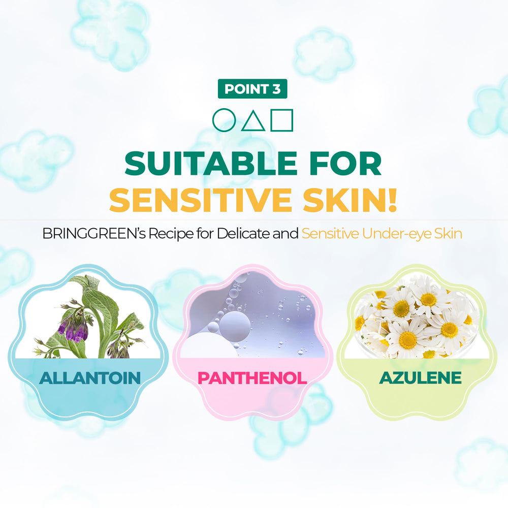 Patchs dorés BRING GREEN apportent une touche luxueuse à votre routine