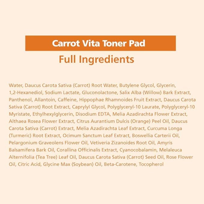 Parfait quotidiennement, le tampon tonique carotte BRING GREEN revitalise la peau.