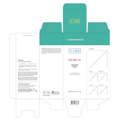 BRING GREEN Tea Tree CICA Toner, texture aqueuse qui rafraîchit la peau.