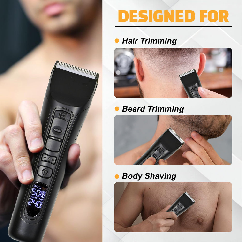 Brio Beardscape V1 poignée ergonomique offrant une prise en main confortable.