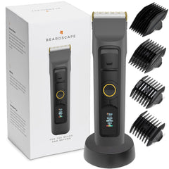 Brio Beardscape V2 – lame céramique faible friction pour une coupe nette et confortable.