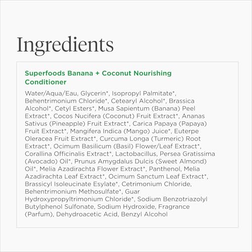 Briogeo Banana + Coconut Nourishing Conditioner pour tous types de cheveux texture souple
