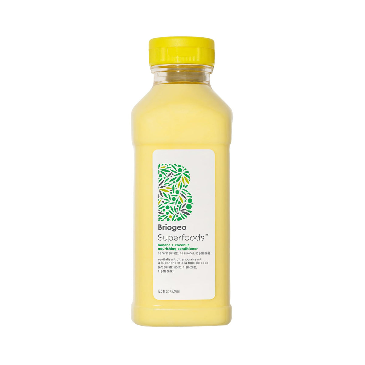 Briogeo Banana + Coconut Nourishing Conditioner flacon hydraulique pour cheveux secs