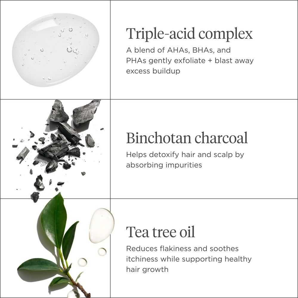 Briogeo charbon purifiant et huile arbre à thé apaisent les démangeaisons