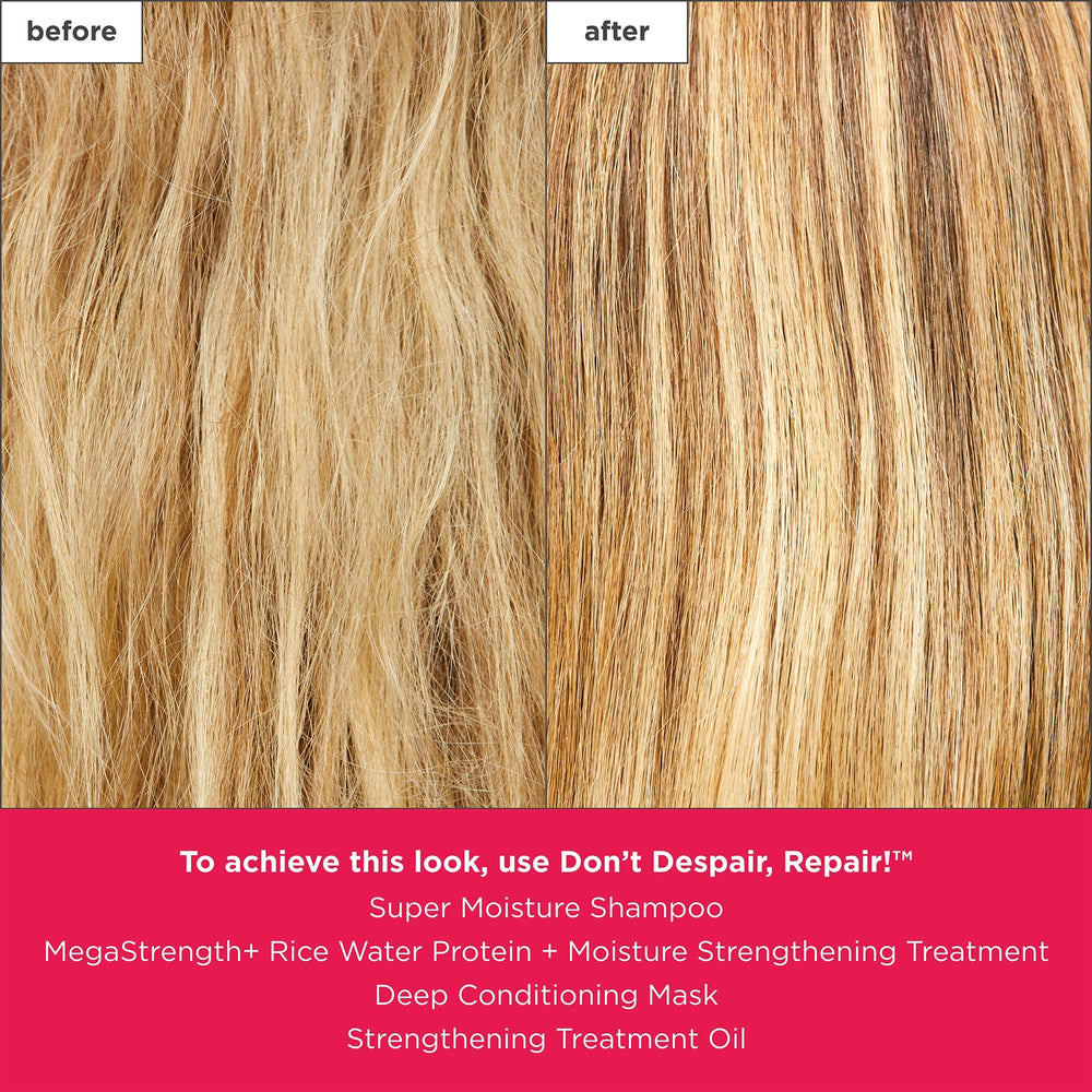 Briogeo Cheveux élastiques après traitement, fibre renforcée et plus souple.