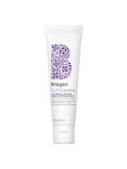 Briogeo Curl Charisma bottle pour demonstrates easy application for defined curls