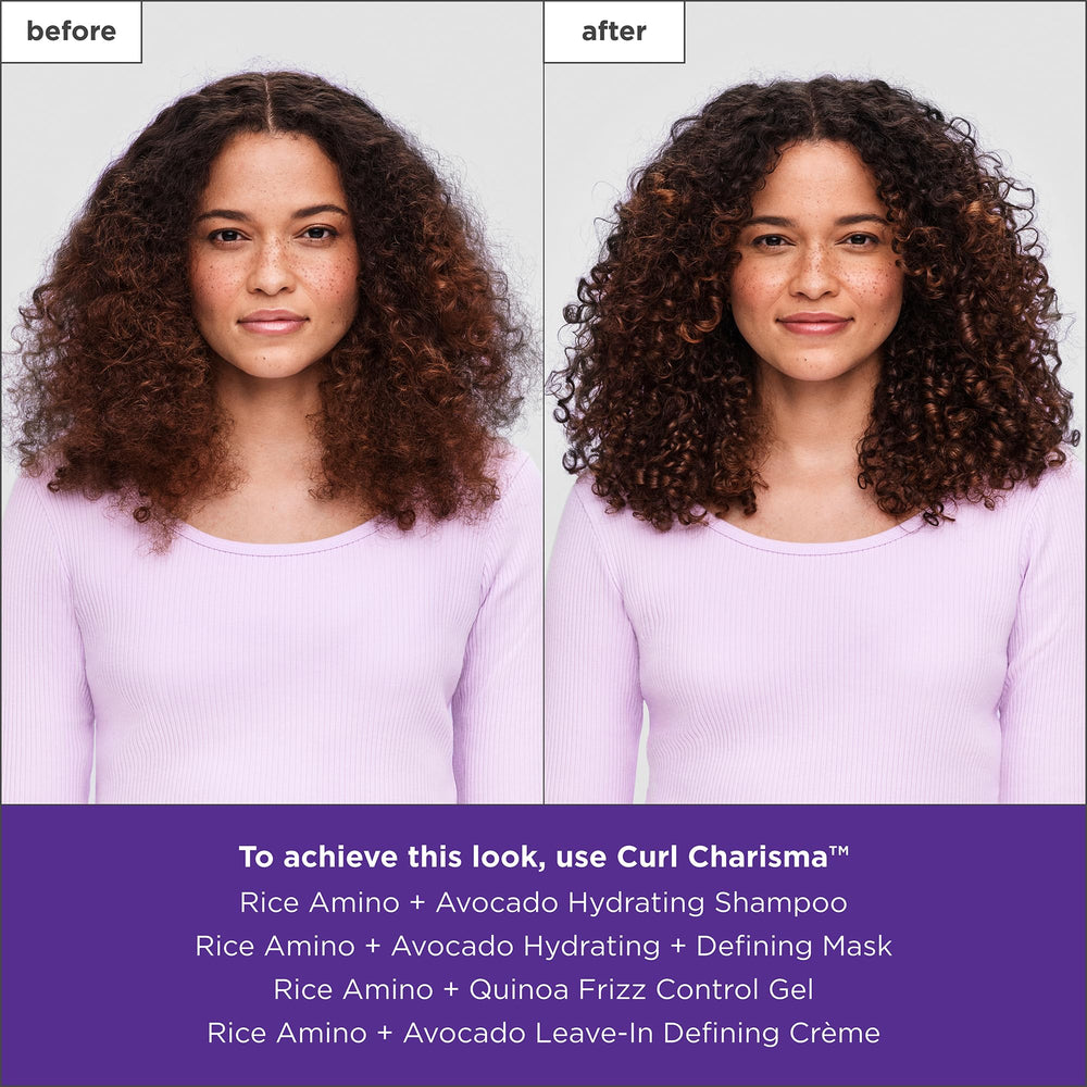 Briogeo Curl Charisma, ingrédients riz amino et tomate fermentée scellant les cuticules.